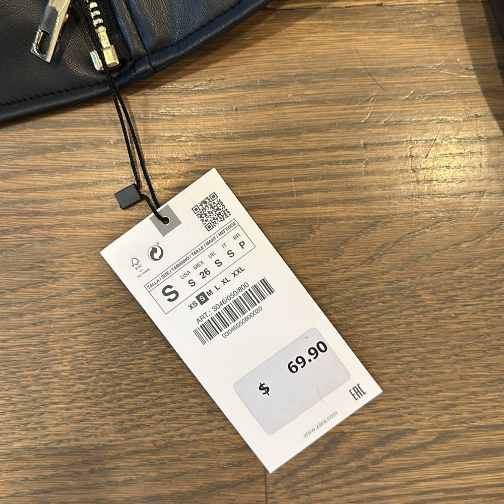 Zara Leather Jacket - Picture 3 of 3